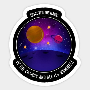 Discover the magic of the cosmos and all its wonders! Sticker